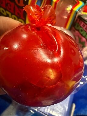 Cracking ball Glossy Red Squeeze Ball Toy